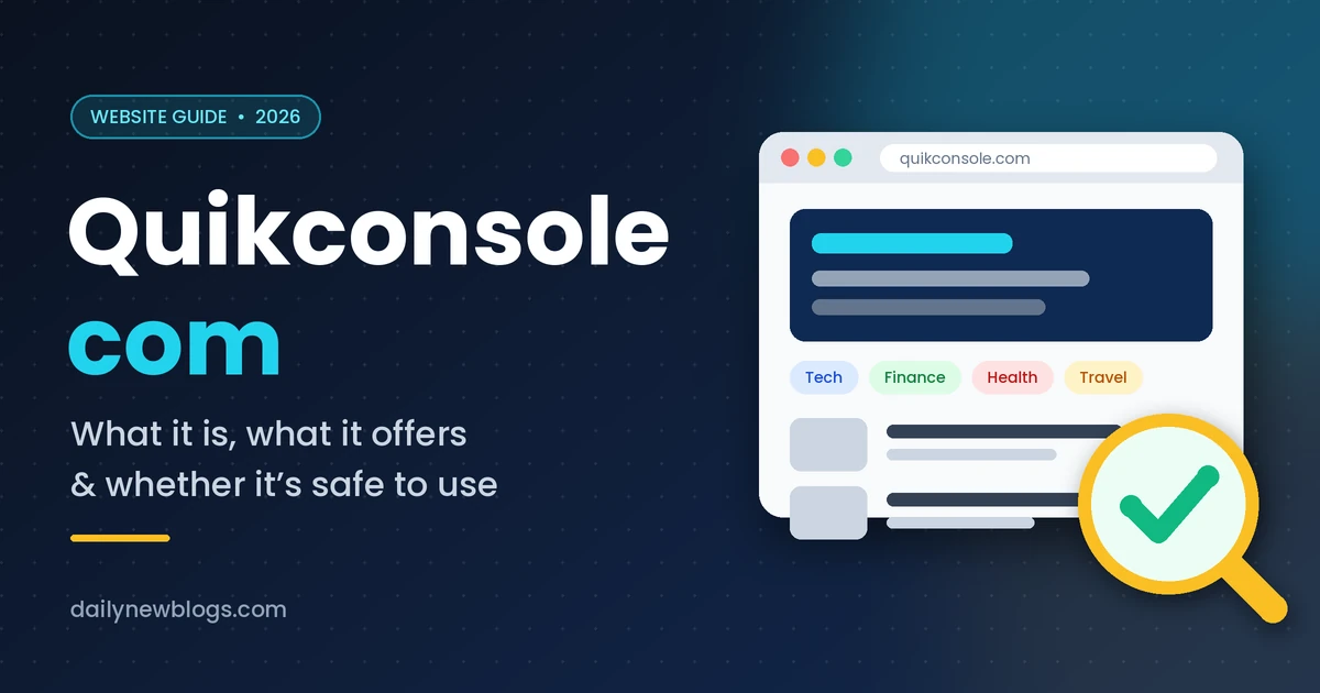 Quikconsole com Guide: What It Is and Whether It's Safe (2026)